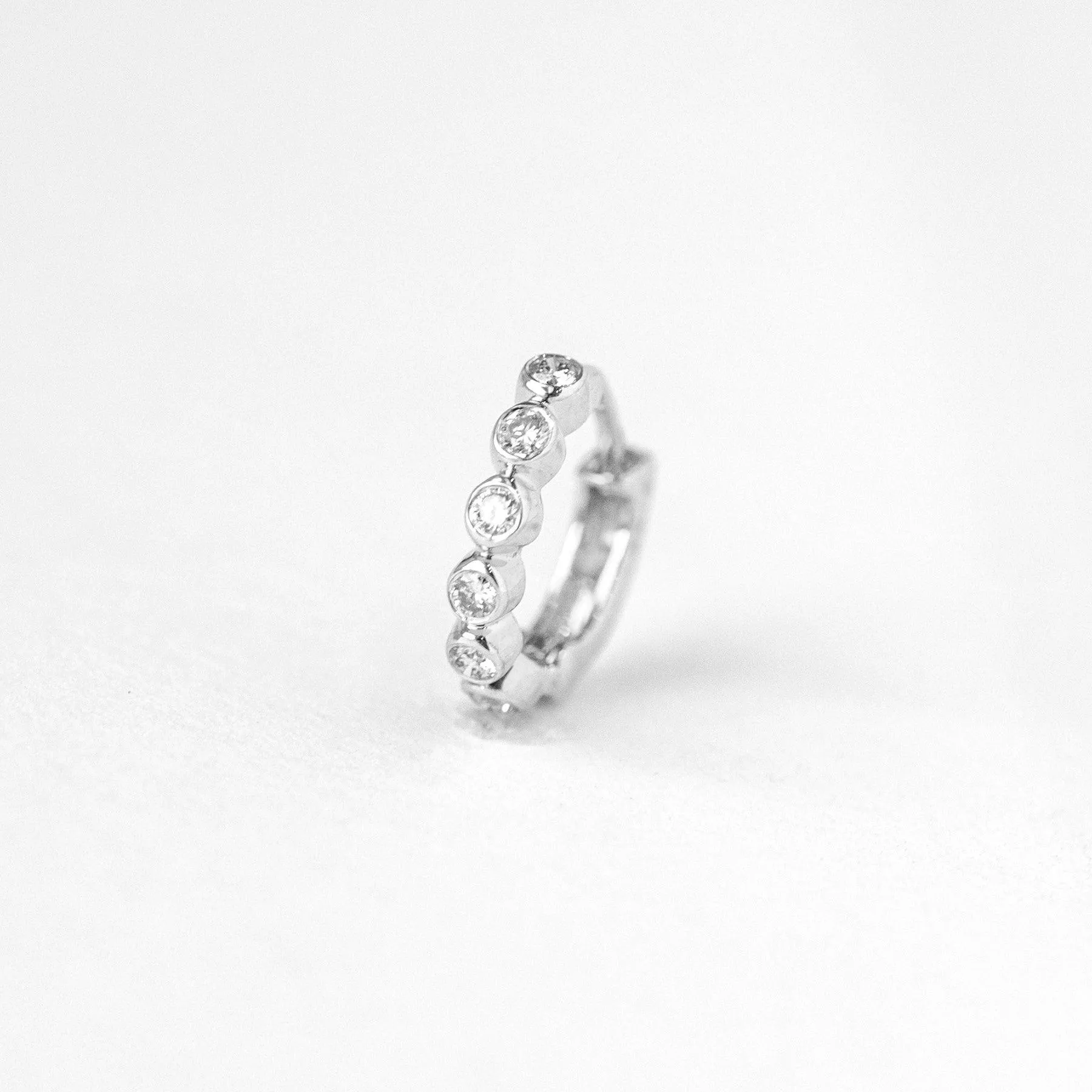 18ct Gold Diamond Nose Ring MCS3563