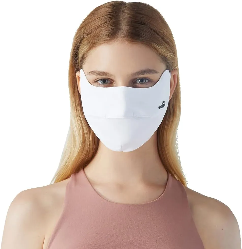 2 Pack Breathable UV Face Covering UPF 50  Women Sun Protection Mask Sunscreen Sports Face Cover SLN3M072
