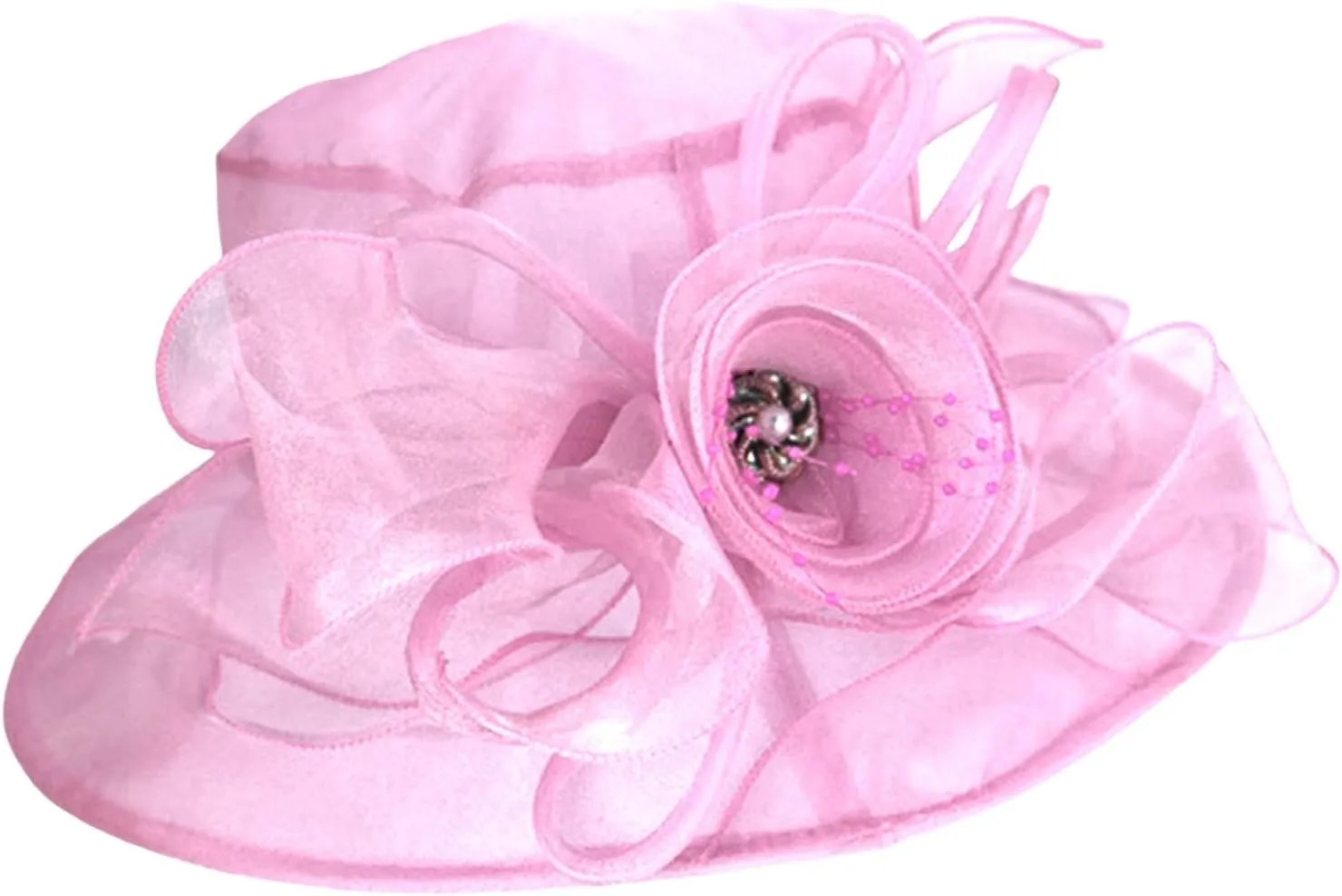 Church Hats for Women 2025 Elegant, Womens Kentucky Church Dress Derby Wedding Floral Tea Party Hat Sun Hats