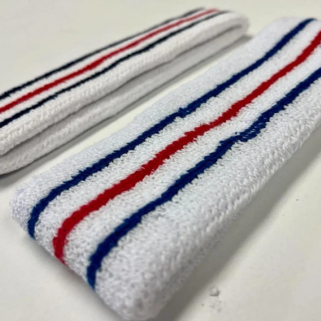 COUVER Tennis Style Premium Quality Athletic Terry Head Sweatband(1 Piece)