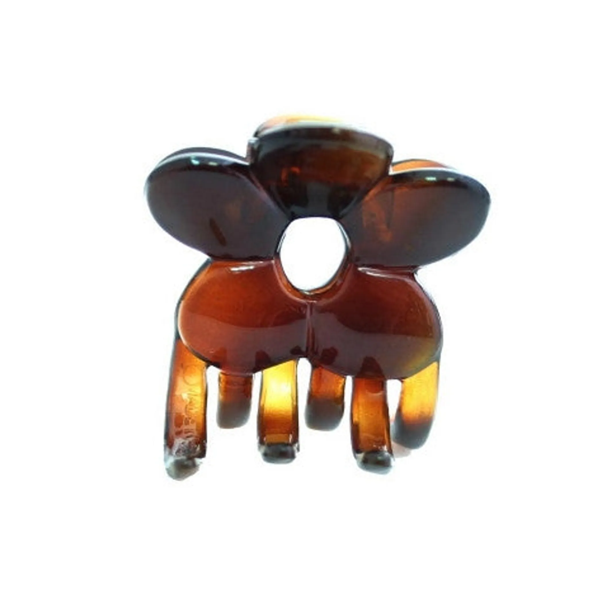 Flower Hair Claw Tortoise Shell