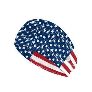 Gomyblomy USA Flag Headbands for Women Girls American Patriotic Independence Day 4th of July Headband Red White and Blue Hair Bands Elastic Sweatband Hair Accessories
