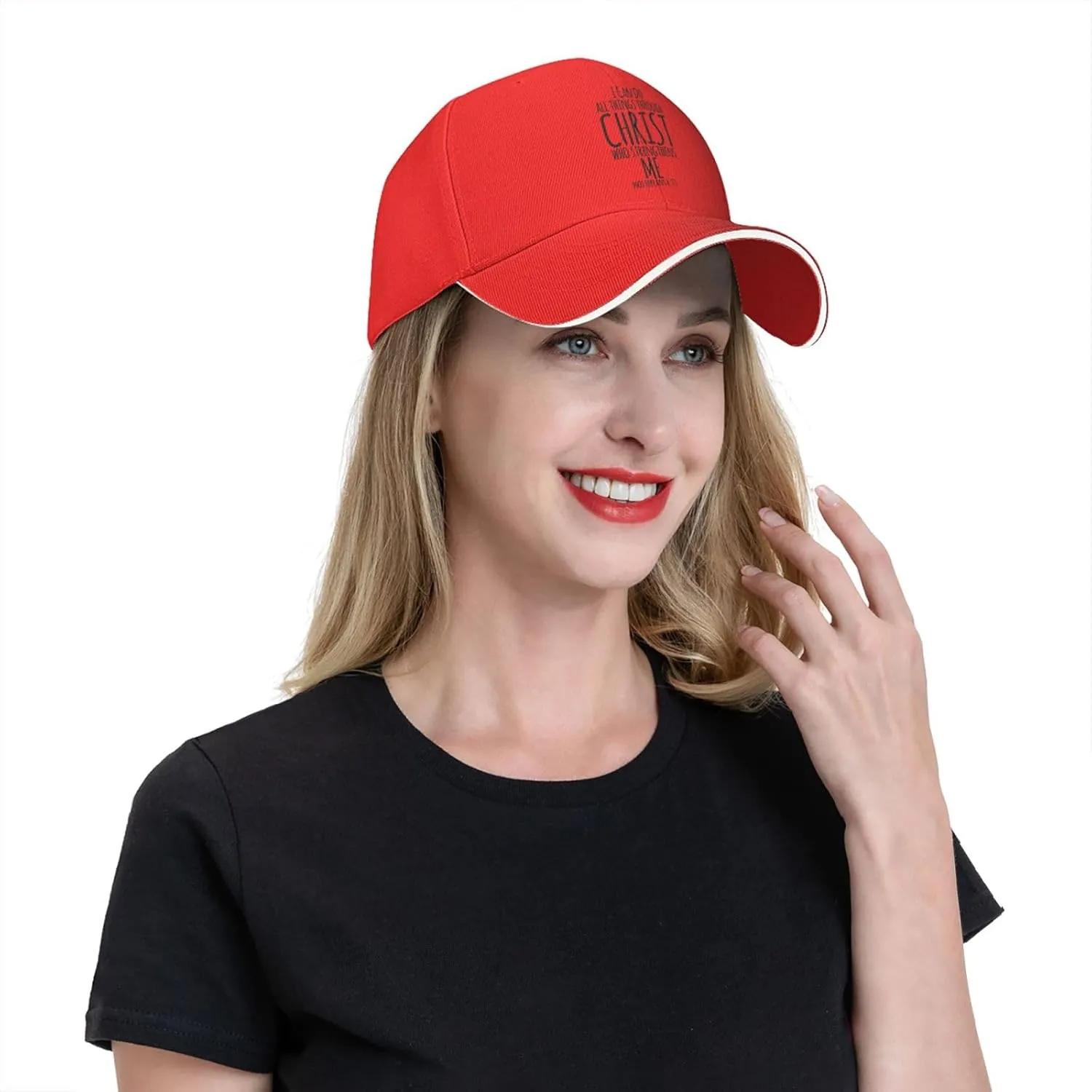 I Can Do All Things Through Christ, Christian God Baseball Caps Men Women Ball Hat Adjustable Trucker Hat Cowboy Hat