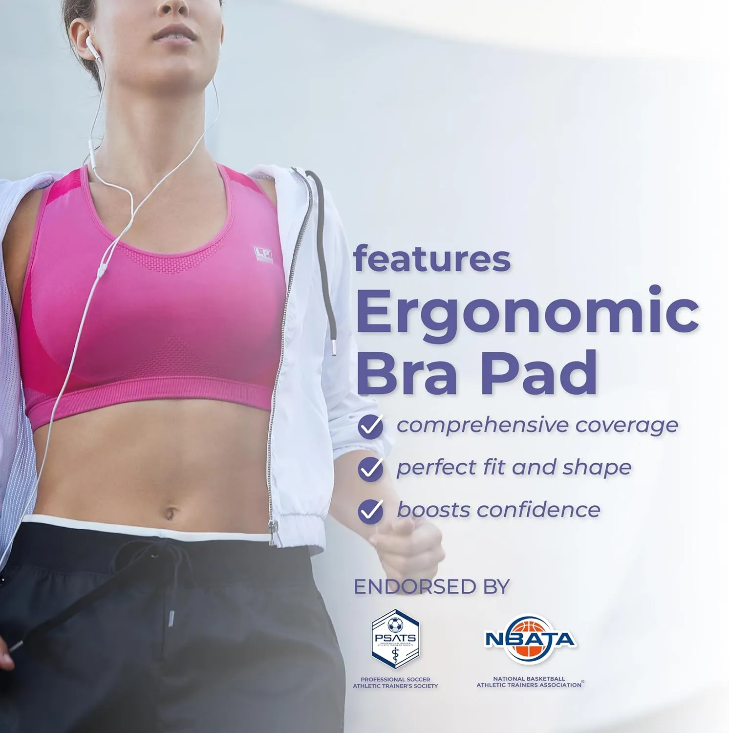 LP SUPPORT 235Z High Impact Sports Bras for Women - Workout, Gym, Yoga Bra for Ultimate Comfort & Support