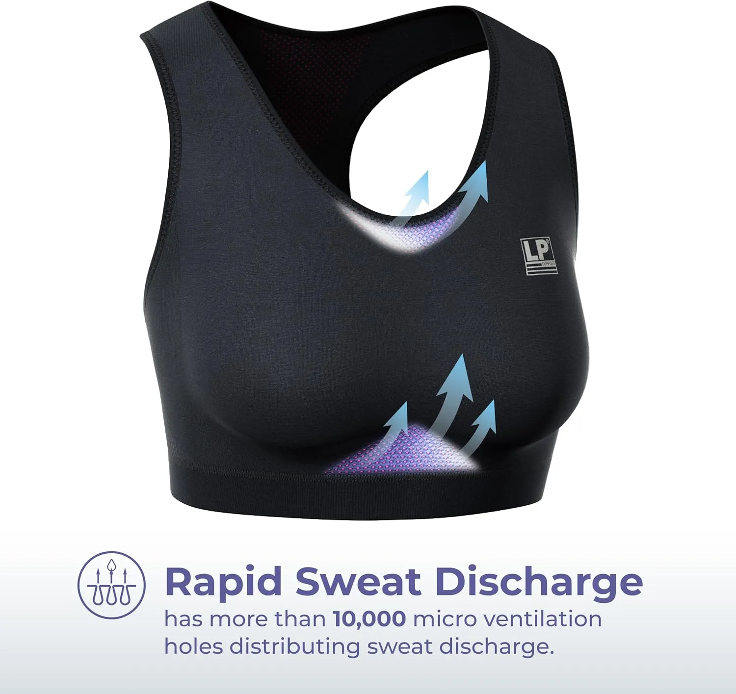 LP SUPPORT 235Z High Impact Sports Bras for Women - Workout, Gym, Yoga Bra for Ultimate Comfort & Support