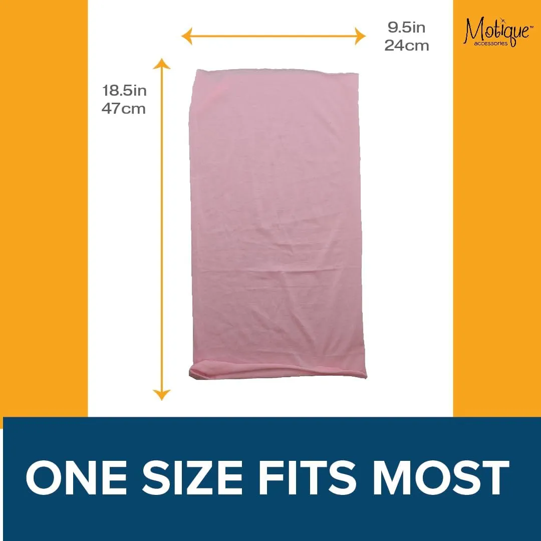 Motique Accessories Solid Seamless Tube Bandana Neck Gaiter