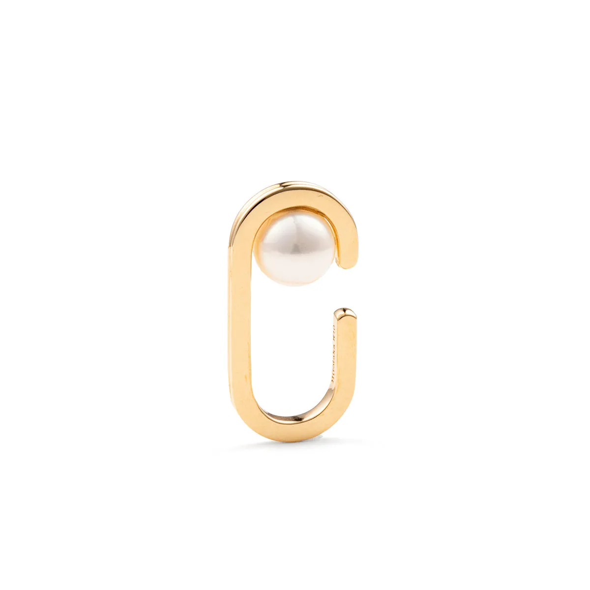 "Beluga" Pearl Ear Cuff