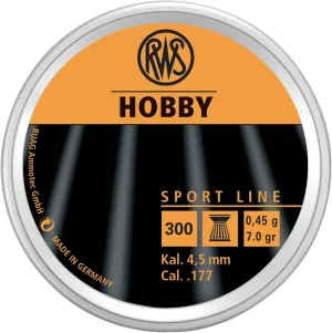 Rheinisch-Westfalische 2317400 RWS Hobby 2317400 Air Gun Ammo .177 Sport Line