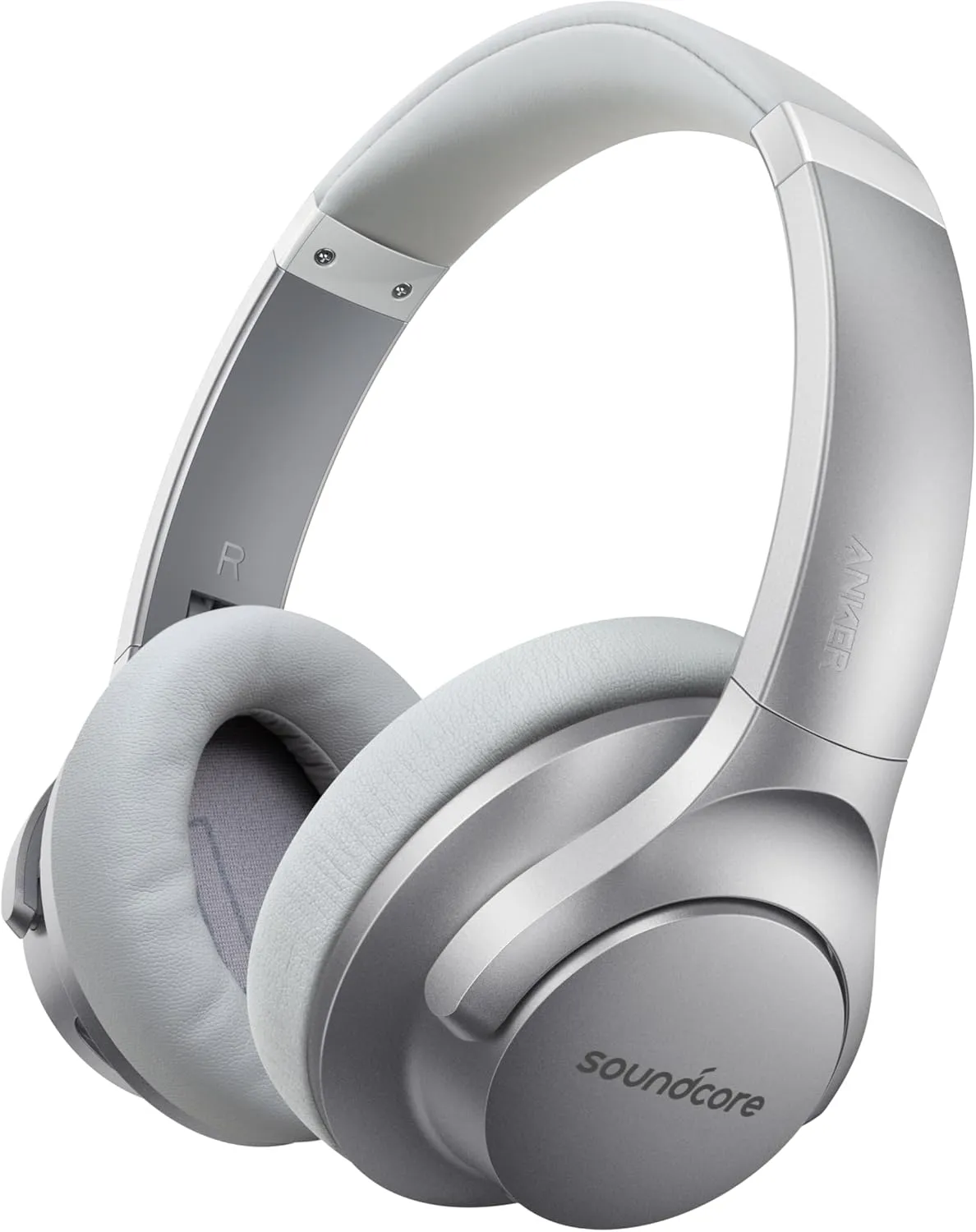 Soundcore Anker Life Q20 Hybrid Active Noise Cancelling Headphones, Wireless Over Ear Bluetooth Headphones, 60H Playtime, Hi-Res Audio, Deep Bass, Memory Foam Ear Cups, Travel, Office, USB-C Charging