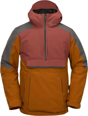 Volcom Men's Brighton Pullover Anarok Hooded Snowboard Jacket