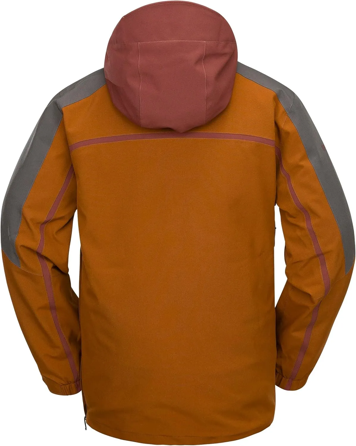 Volcom Men's Brighton Pullover Anarok Hooded Snowboard Jacket